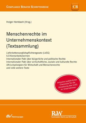 Hembach |  Menschenrechte im Unternehmenskontext (Textsammlung) | eBook | Sack Fachmedien