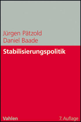 Pätzold / Baade |  Stabilisierungspolitik | Buch |  Sack Fachmedien