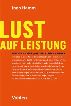 Hamm |  Lust auf Leistung | Buch |  Sack Fachmedien