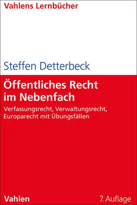 Detterbeck |  Öffentliches Recht im Nebenfach | Buch |  Sack Fachmedien