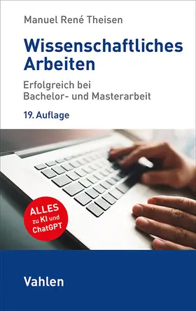 Theisen |  Wissenschaftliches Arbeiten | Buch |  Sack Fachmedien