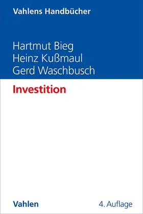 Bieg / Kußmaul / Waschbusch |  Investition | Buch |  Sack Fachmedien