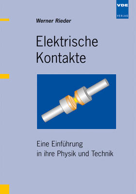 Rieder |  Elektrische Kontakte | Buch |  Sack Fachmedien