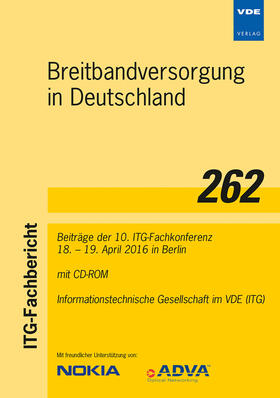 VDE ITG |  ITG-Fb. 262: Breitbandversorgung in Deutschland | Buch |  Sack Fachmedien