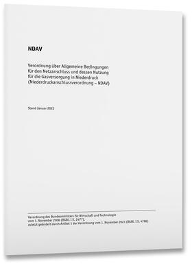  NDAV Gas - Niederdruckanschlussverordnung | Buch |  Sack Fachmedien