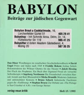 Diner / Brumlik / Koch |  Babylon / Babylon 15 | Buch |  Sack Fachmedien