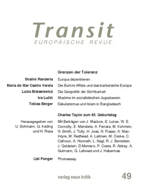 Bialasiecwicz / Lucic / Berger |  Transit 49. Europäische Revue | eBook | Sack Fachmedien