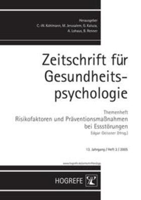 Geissner |  Zeitschrift für Gesundheitspsychologie | Buch |  Sack Fachmedien