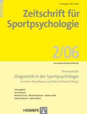 Tenenbaum / Strauss |  Zeitschrift für Sportpsychologie | Buch |  Sack Fachmedien