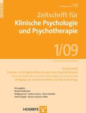 Lutz / Kosfelder / Vocks | Zeitschrift für Klinische Psychologie und Psychotherapie. Forschung und Praxis | Buch | 978-3-8017-2163-3 | sack.de