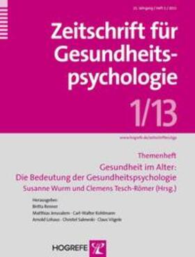Wurm / Tesch-Römer |  Gesundheit im Alter: Die Bedeutung der Gesundheitspsychologie | Buch |  Sack Fachmedien