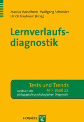 Hasselhorn / Schneider / Trautwein |  Lernverlaufsdiagnostik | Buch |  Sack Fachmedien