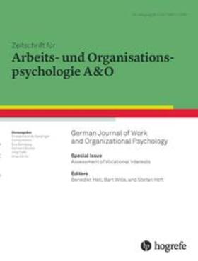 Hell / Wille / Höft |  Assessment of Vocational Interests | Buch |  Sack Fachmedien
