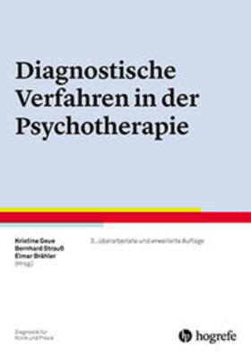 Geue / Strauß / Brähler |  Diagnostische Verfahren in der Psychotherapie | Buch |  Sack Fachmedien