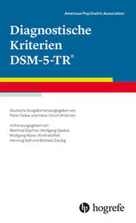  Diagnostische Kriterien DSM-5-TR® | Buch |  Sack Fachmedien