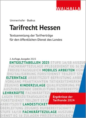 Ummenhofer / Budrus |  Tarifrecht Hessen | Buch |  Sack Fachmedien