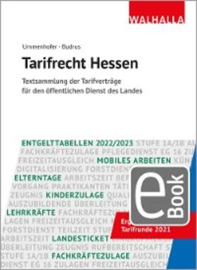 Ummenhofer / Budrus |  Tarifrecht Hessen | eBook | Sack Fachmedien