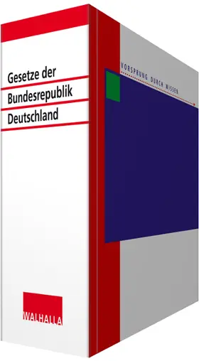  Gesetze der Bundesrepublik Deutschland | Loseblattwerk |  Sack Fachmedien