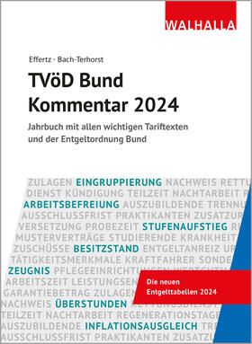Effertz / Bach-Terhorst |  TVöD Bund Kommentar 2024 | Buch |  Sack Fachmedien