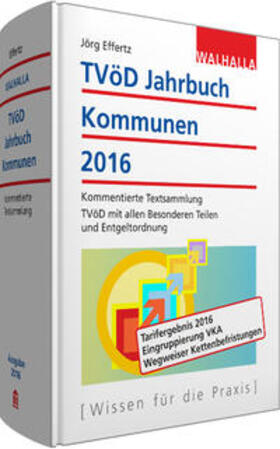 Effertz |  TVöD-Jahrbuch Kommunen 2016 | Buch |  Sack Fachmedien