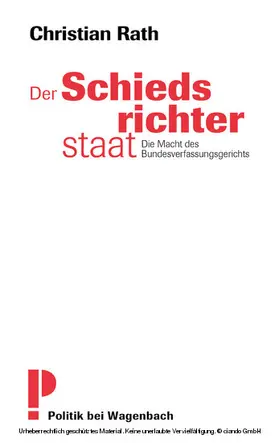 Rath |  Der Schiedsrichterstaat | eBook | Sack Fachmedien