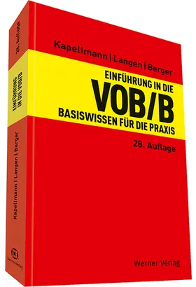 Berger / Kapellmann / Langen | Einführung in die VOB/B | Buch | 978-3-8041-5324-0 | sack.de