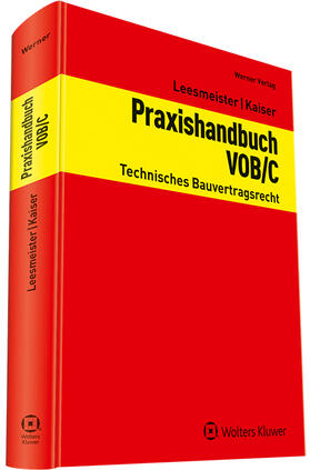 Leesmeister / Kaiser  | Praxishandbuch VOB / C | Buch | 978-3-8041-5418-6 | sack.de
