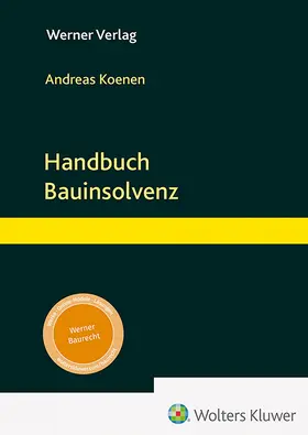 Koenen |  Handbuch Bauinsolvenz | Buch |  Sack Fachmedien