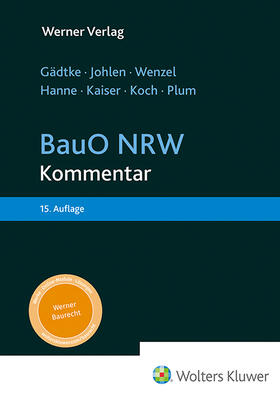 Gädtke / Johlen / Wenzel |  Gädtke, BauO NRW - Kommentar | Buch |  Sack Fachmedien