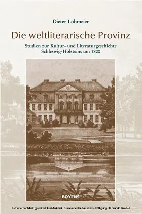 Lohmeier / Detering |  Die weltliterarische Provinz | eBook | Sack Fachmedien