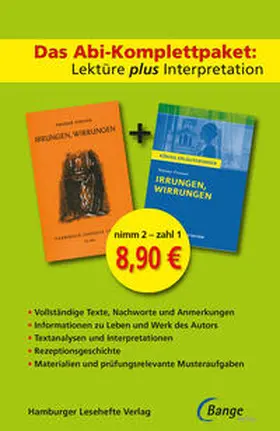 Fontane |  Irrungen, Wirrungen -  Lektüre plus Interpretation: Königs Erläuterung + kostenlosem Hamburger Leseheft von Theodor Fontane. | Buch |  Sack Fachmedien