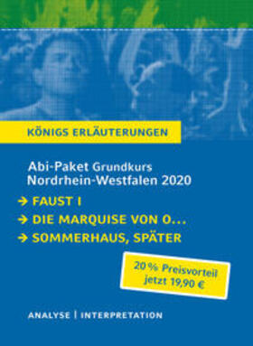 Goethe / Kleist / Hermann |  Abitur Deutsch Grundkurs Nordrhein-Westfalen 2020 - Königs Erläuterungen-Paket. | Buch |  Sack Fachmedien