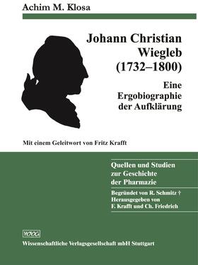 Klosa |  Johann Christian Wiegleb (1732-1800) | Buch |  Sack Fachmedien