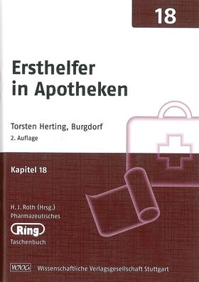 Herting |  Pharmazeut. Ringtaschenbuch 18 Ersthelfer in Apotheken | Buch |  Sack Fachmedien