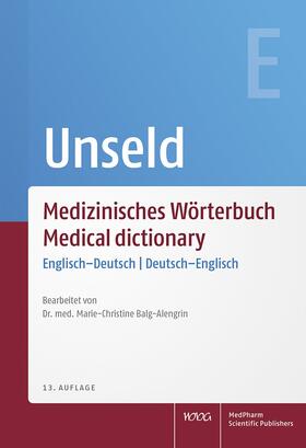 Unseld |  Medizinisches Wörterbuch | Medical dictionary | Buch |  Sack Fachmedien