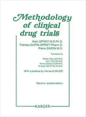 Spriet / Dupin-Spriet / Simon |  Methodology of Clinical Drug Trials | Buch |  Sack Fachmedien