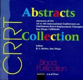 Mehta |  CRRT Abstracts Collection 1995-1999 | Sonstiges |  Sack Fachmedien