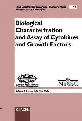 Brown / Mire-Sluis |  Biological Characterization and Assay of Cytokines and Growth Factors | Buch |  Sack Fachmedien