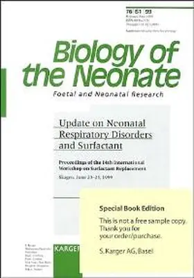 Robertson / Speer / Ebbesen |  Update on Neonatal Respiratory Disorders and Surfactant | Buch |  Sack Fachmedien