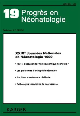  Journées Nationales de Néonatologie 1999 | Buch |  Sack Fachmedien