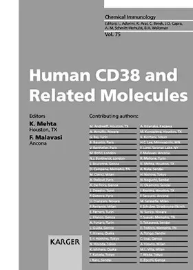 Mehta / Malavasi |  Human CD38 and Related Molecules | Buch |  Sack Fachmedien