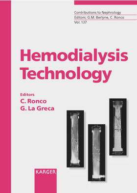 Ronco / La Greca |  Hemodialysis Technology | Buch |  Sack Fachmedien