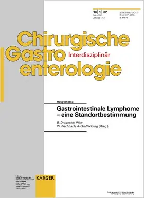 Dragosics / Fischbach |  Gastrointestinale Lymphome - eine Standortbestimmung | Buch |  Sack Fachmedien