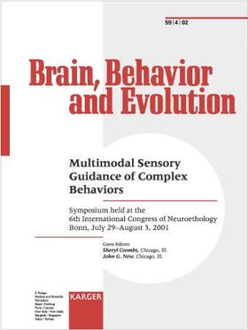 Coombs / New |  Multimodal Sensory Guidance of Complex Behaviors | Buch |  Sack Fachmedien