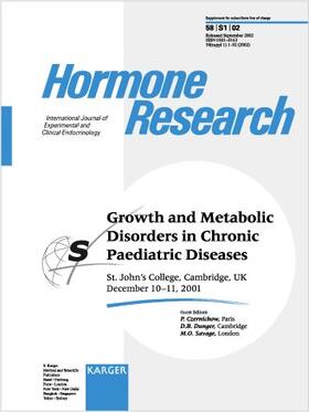 Czernichow / Dunger / Savage |  Growth and Metabolic Disorders in Chronic Paediatric Diseases | Buch |  Sack Fachmedien