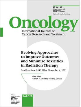 Thomas |  Evolving Approaches to Improve Outcomes and Minimize Toxicities in Radiation Therapy | Buch |  Sack Fachmedien