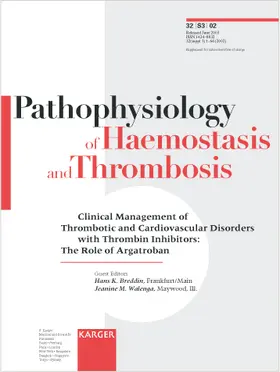 Breddin / Walenga |  Clinical Management of Thrombotic and Cardiovascular Disorders with Thrombin Inhibitors: The Role of Argatroban | Buch |  Sack Fachmedien