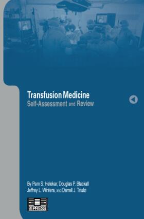 Helekar / Blackall / Winters |  Transfusion Medicine | Buch |  Sack Fachmedien
