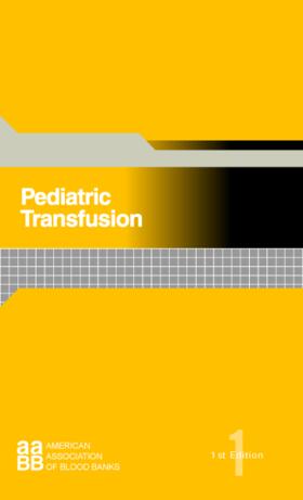 Roseff |  Pediatric Transfusion: A Physician's Handbook | Buch |  Sack Fachmedien