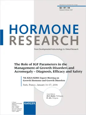 Ranke / Abs |  The Role of IGF Parameters in the Management of Growth Disorders and Acromegaly - Diagnosis, Efficacy and Safety | Buch |  Sack Fachmedien